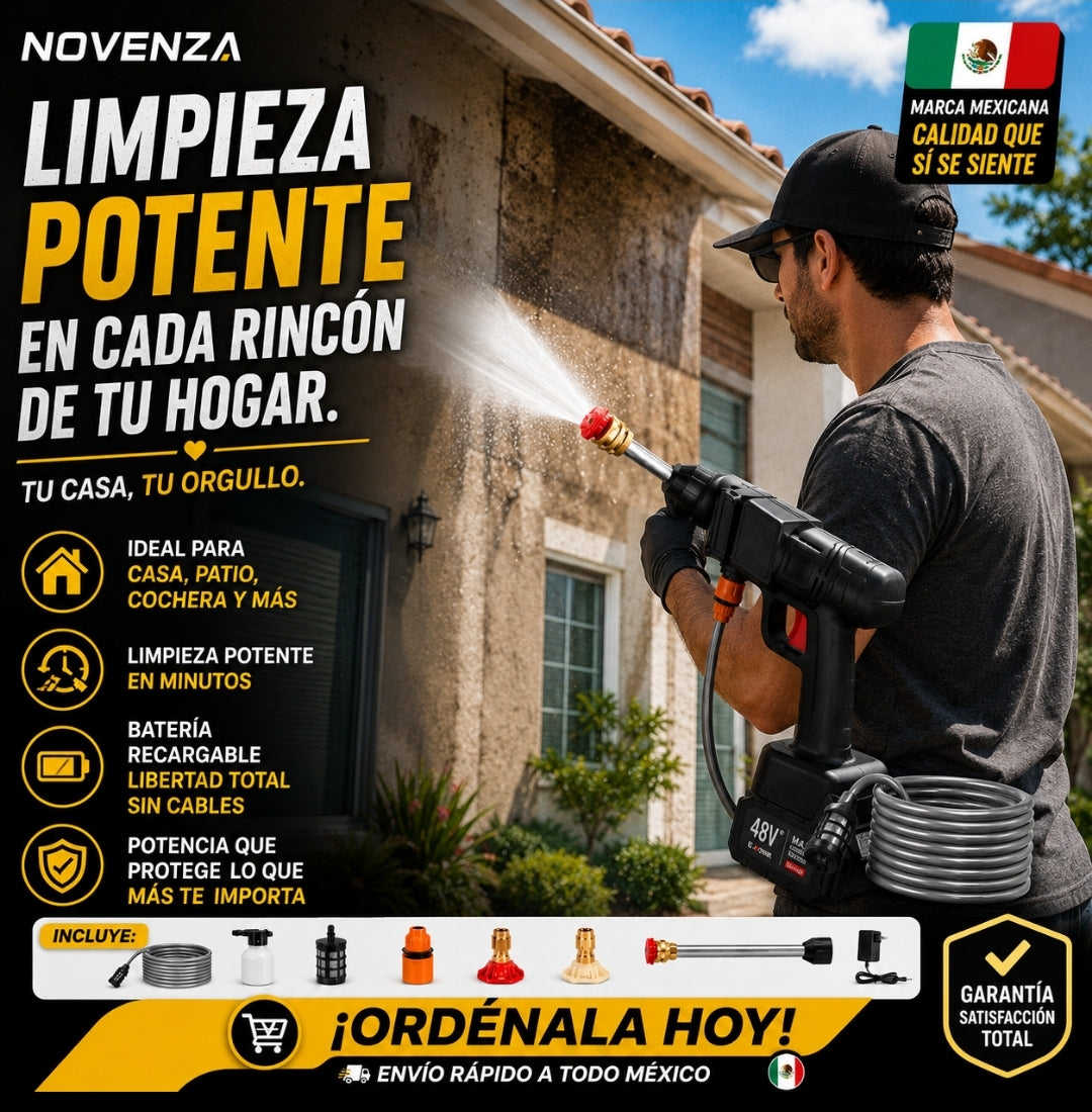 Hidrolavadora Portátil Inalámbrica