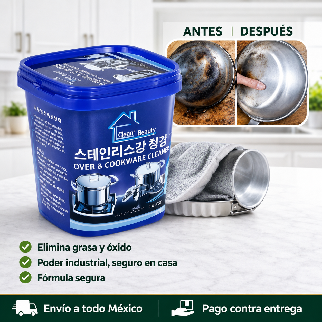 LIMPIADOR ELIMINADOR DE ÓXIDO Y GRASA MULTIUSOS