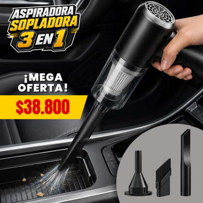 Aspiradora Sopladora Portatil 3 en 1