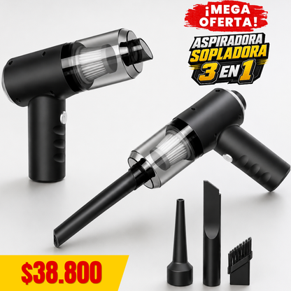 Aspiradora Sopladora Portatil 3 en 1