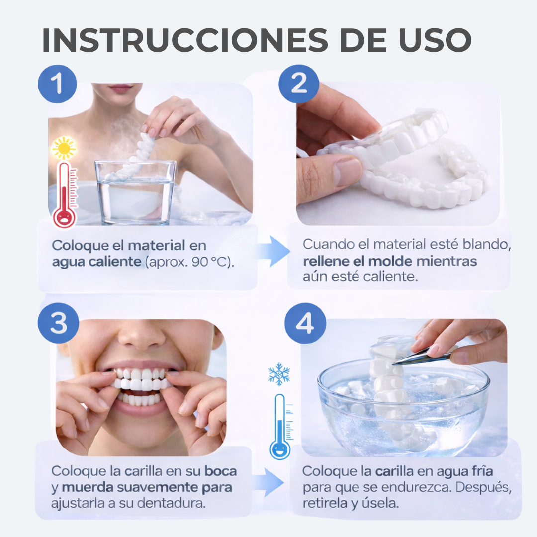 SNAP SMILE™ CARILLAS DENTALES REMOVIBLES