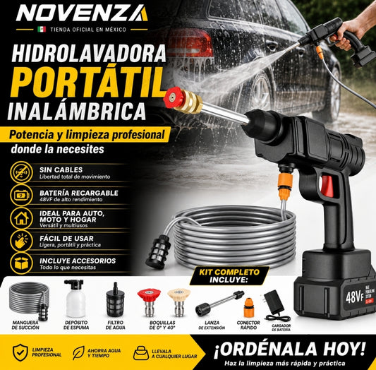 Hidrolavadora Portátil Inalámbrica