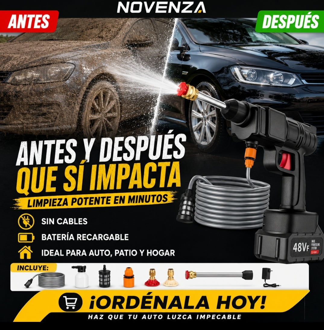 Hidrolavadora Portátil Inalámbrica