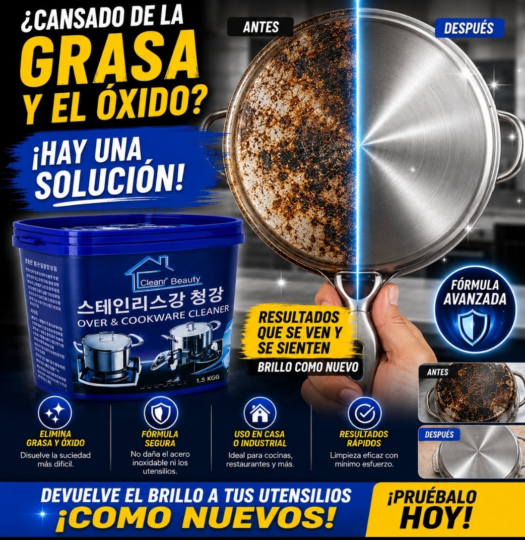 LIMPIADOR ELIMINADOR DE ÓXIDO Y GRASA MULTIUSOS