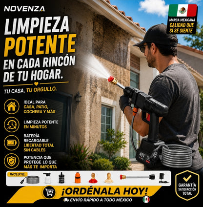 Hidrolavadora Portátil Inalámbrica