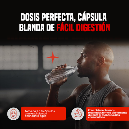 TURKESTERONE CON TONGKAT ALI 120CAPS -  ENVÍO GRATIS