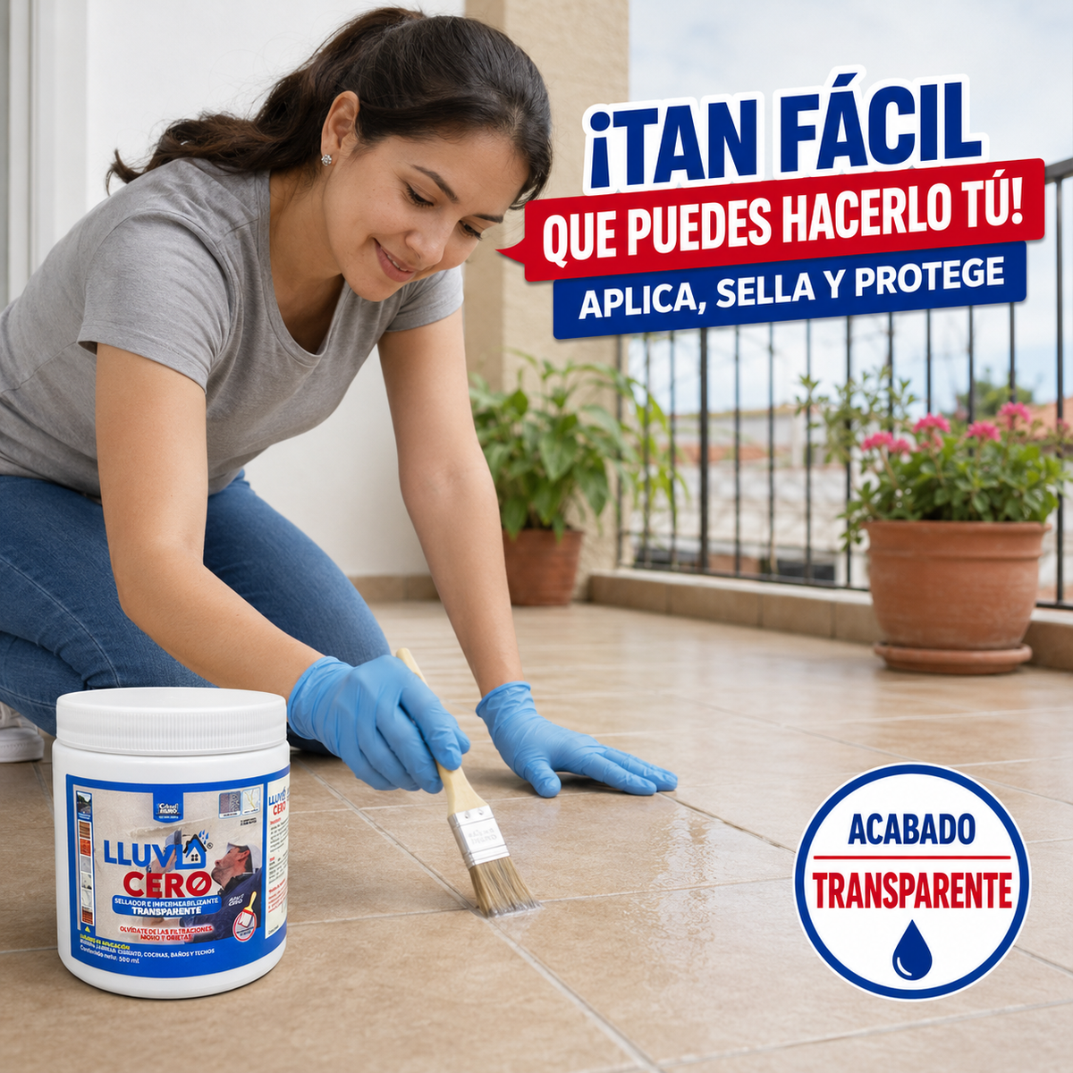 Lluvia Cero (500ml) Impermeabilizante