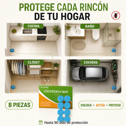 Repelente De Cucarachas 8 Comprimidos