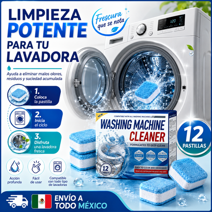 PASTILLA LIMPIEZA LAVADORA X12UND - ENVÍO GRATIS 😁⚡